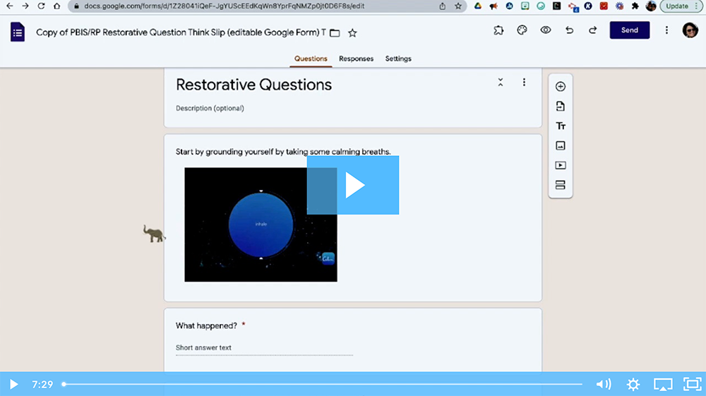Overview of Restorative Questions - Think Slips - video